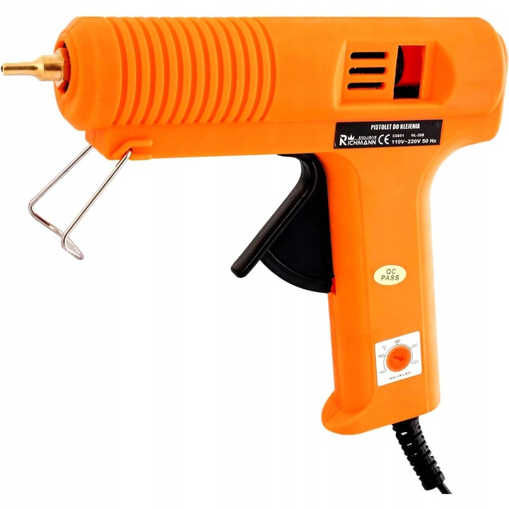 PISTOLET DO KLEJU NA GORĄCO 150W Z REGULACJĄ TEMPERATUR 5 STOPNIOWY + KLEJ