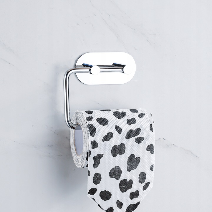 Uchwyt na papier toaletowy chrom samoprzylepny