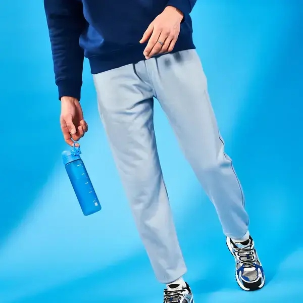 Niebieski Bidon na wodę dla chłopca do szkoły na wycieczkę ATEST ION8 x2