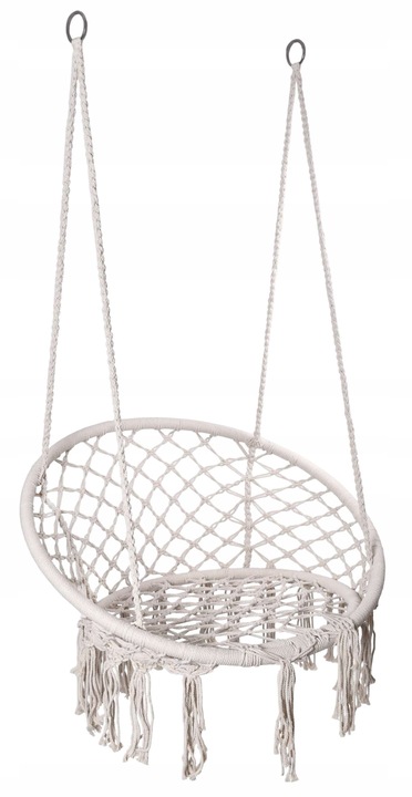 FOTEL WISZĄCY OGRODOWY KRZESŁO HUŚTAWKA DO OGRODU DOMU BUJAK Z PODUSZKAMI