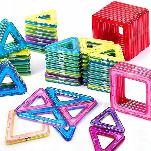 Magnetyczne Klocki Konstrukcyjne Dla Dzieci 50 Elementów