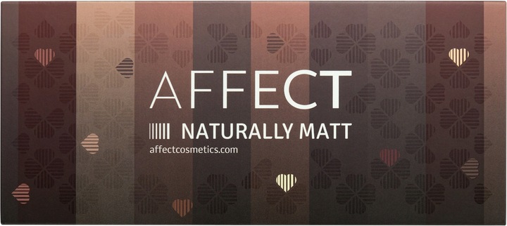 Affect Paleta prasowanych cieni Naturally Matt