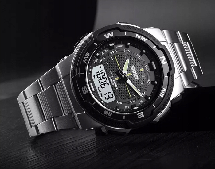 Zegarek męski SKMEI 1370 bransoleta elektroniczny