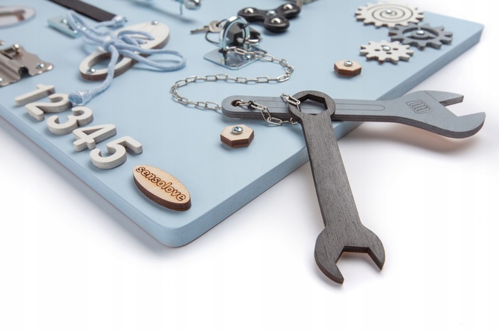 TABLICA Manipulacyjna Sensoryczna MONTESSORI XL