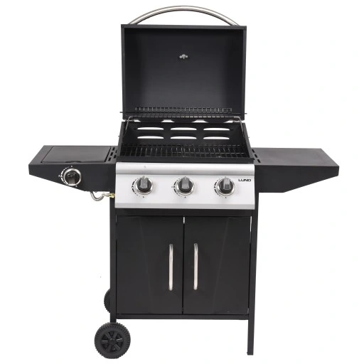 GRILL GAZOWY OGRODOWY 12,8 kW 4 PALNIKI PÓŁKI LUND