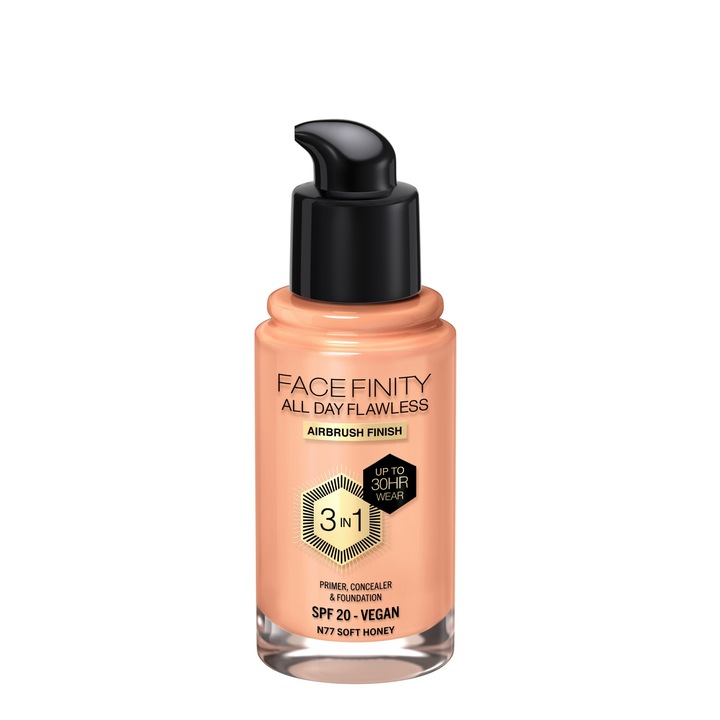 MAX FACTOR PODKŁAD FACEFINITY 3W1 77 SOFT HONEY