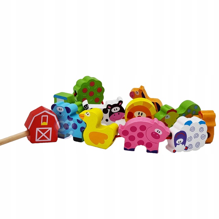 NAWLEKANKA KLOCKI MONTESSORI FARMA ZWIERZAK WOOPIE