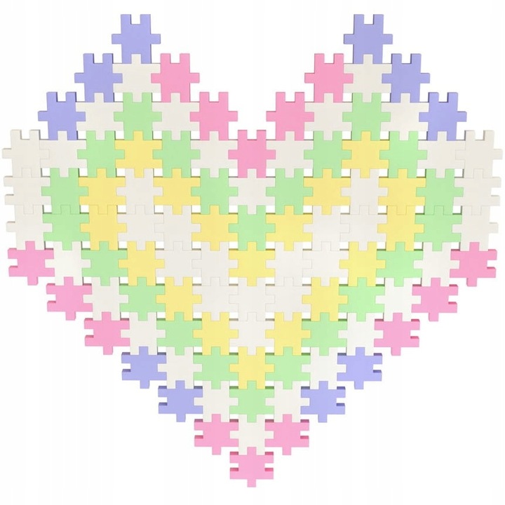 KLOCKI KONSTRUKCYJNE Dla Dzieci Wafle MELI Minis Pastel 400 elementów