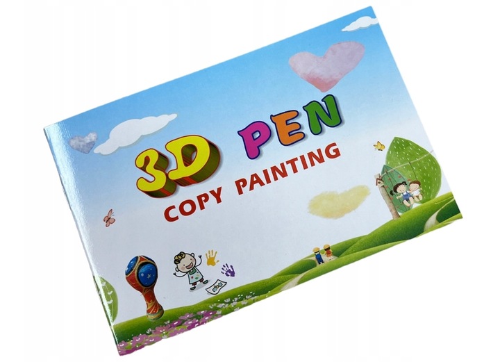 DŁUGOPIS 3D DRUKARKA 3D PEN dla dzieci + 310m WKŁADY MATA SZABLONY ZESTAW
