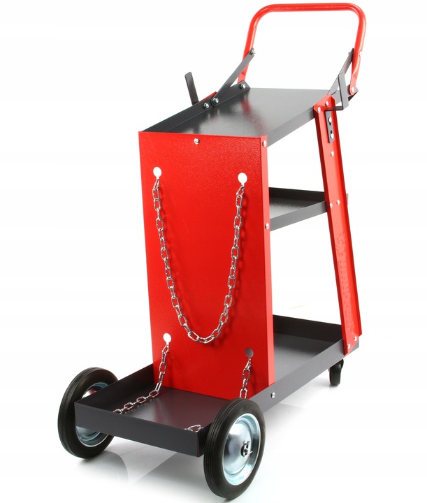 WÓZEK SPAWALNICZY DO SPAWAREK z półką na butle