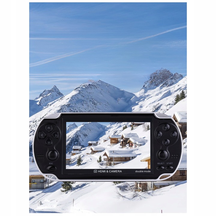 MINI konsola przenośna do gier RETRO x7 POLSKIE MENU Aparat 1000 GIER