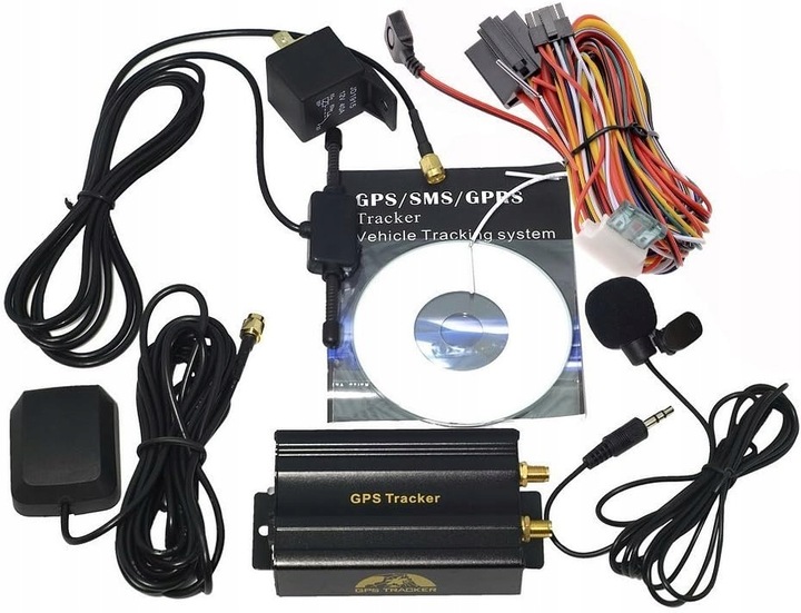 Lokalizator TK-103B GPS Tracker Podsłuch Śledzenie Monitoring Pojazdów