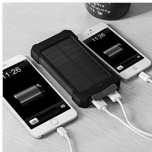 SOLARNY POWER BANK 20000mAh 2x USB LATARKA