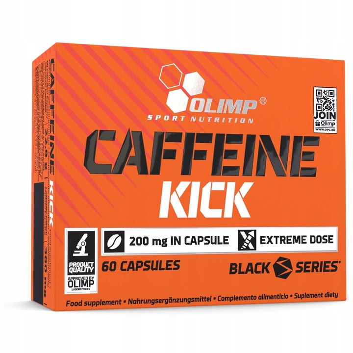 OLIMP CAFFEINE KICK 2x60 kaps KOFEINA ENERGIA 200mg