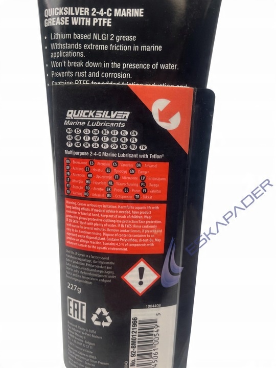 Smar do silnika Quicksilver Marine Grease 2-4-C PTFE