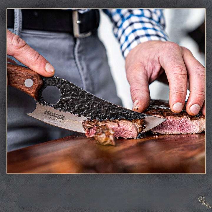 Nóż Szefa HUUSK kuchenny Japoński Profesjonalny Ostrze Nóż Kuchni