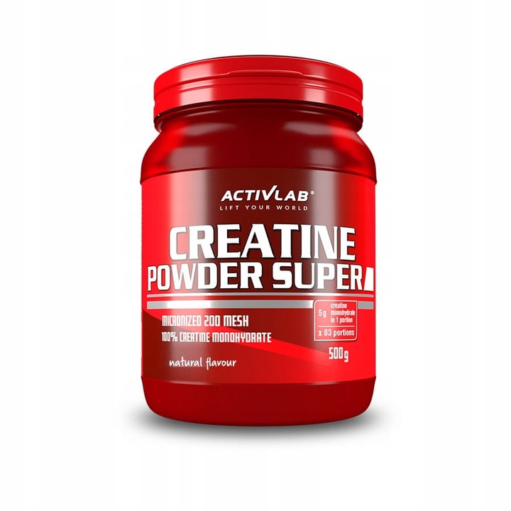 Activlab Creatine Powder Super 500g orange