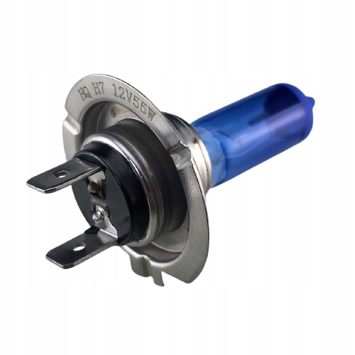 ŻARÓWKI H7 12V 55W XENON EFFECT HQ AUTOMOTIVE 5500K SUPER ZIMNE BIAŁE +50%