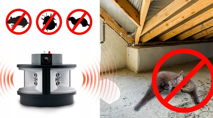 Odstraszacz kun Duo Pro Pestrepeller LS-927M na myszy szczury