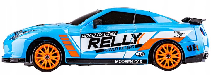 Samochód Zdalnie STEROWANY RC Auto na PILOTA do DRIFTU 4x4 Pachołki 2x KOŁA