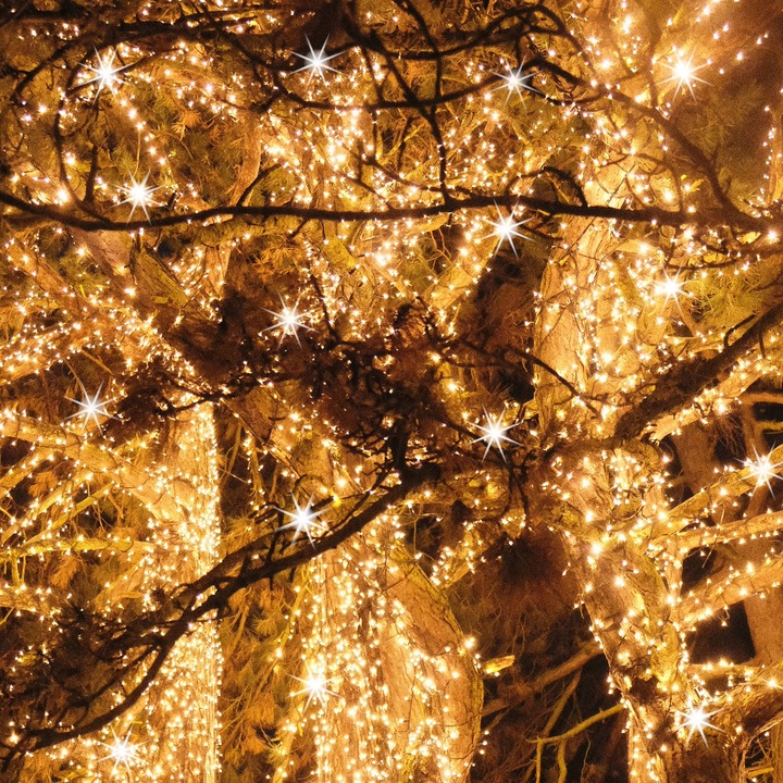 LAMPKI CHOINKOWE 1000 LED ZEWNĘTRZNE 52M ŚWIATEŁKA CHOINKOWE NA PRĄD