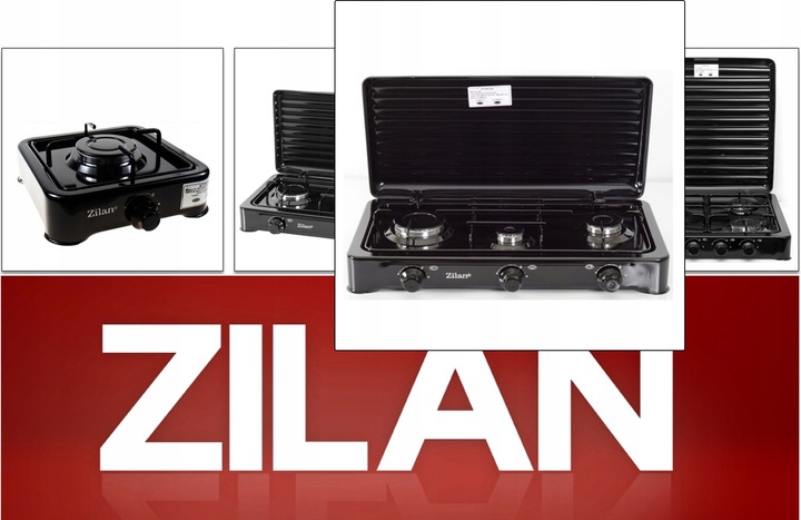 KUCHENKA GAZOWA 3 PALNIKI PRZENOŚNA + WĄŻ REDUKTOR