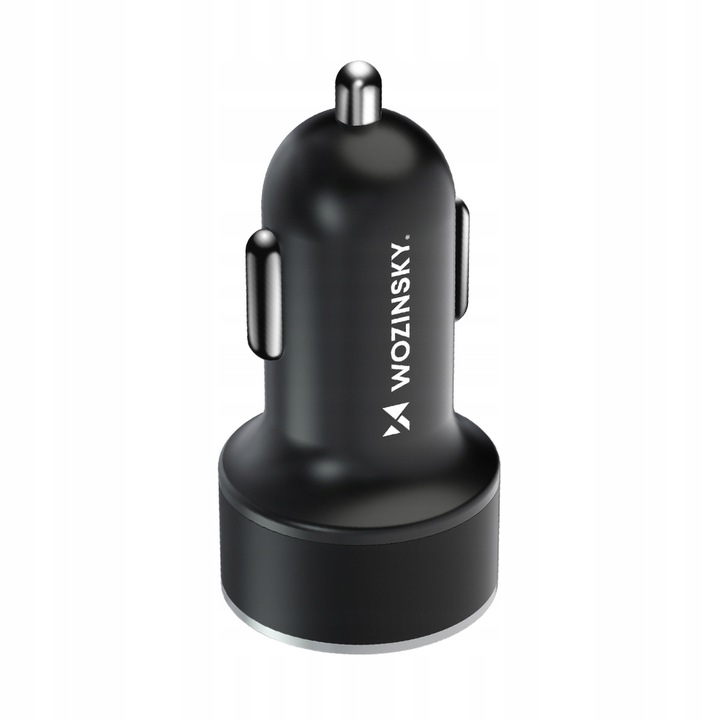 WOZINSKY ŁADOWARKA SAMOCHODOWA USB-A USB-C DWA PORTY UNIWERSALNA MOCNA 36W