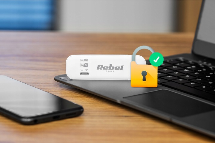 Modem LTE 4G USB WiFi na kartę SIM router Rebel