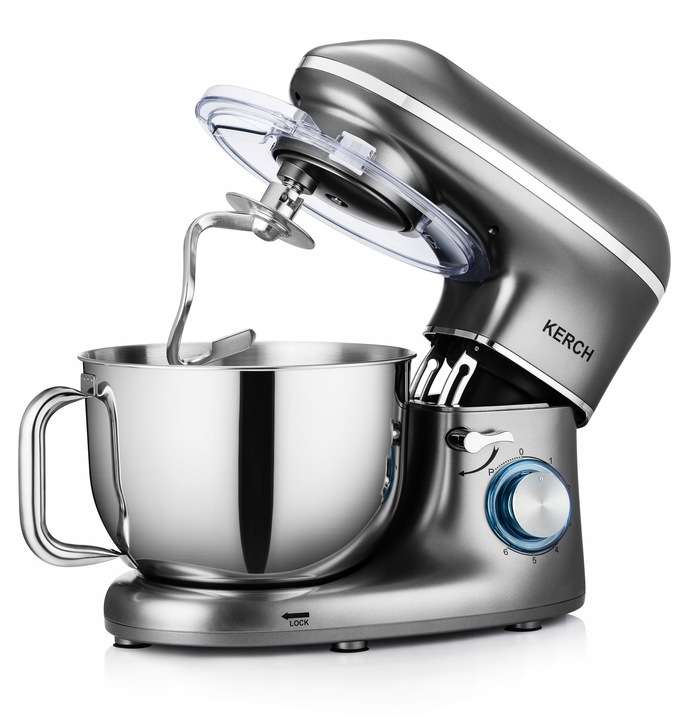 ROBOT KUCHENNY PLANETARNY MIKSER Z MISĄ KERCH MYCHEF 4000W GREY 6,2L