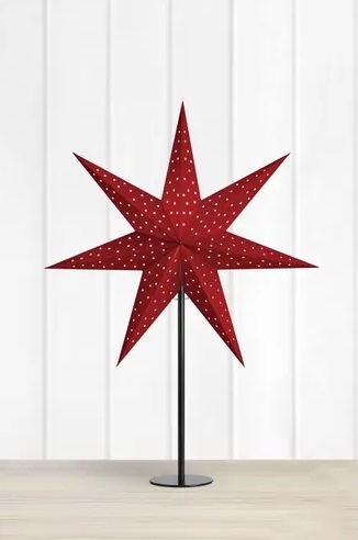 Gwiazda stojąca Clara 705178 czerwona wys 65cm