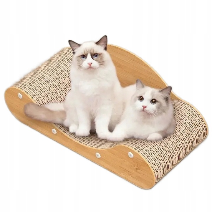 Drapak Dla Kota Sofa Łóżko Legowisko Karton Do Drapania Kanapa Kotka 60 cm