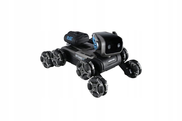 Zdalnie Sterowany Pies Robot 8 Kół Gesty Muzyka Para Wodna Obrót 360 LED