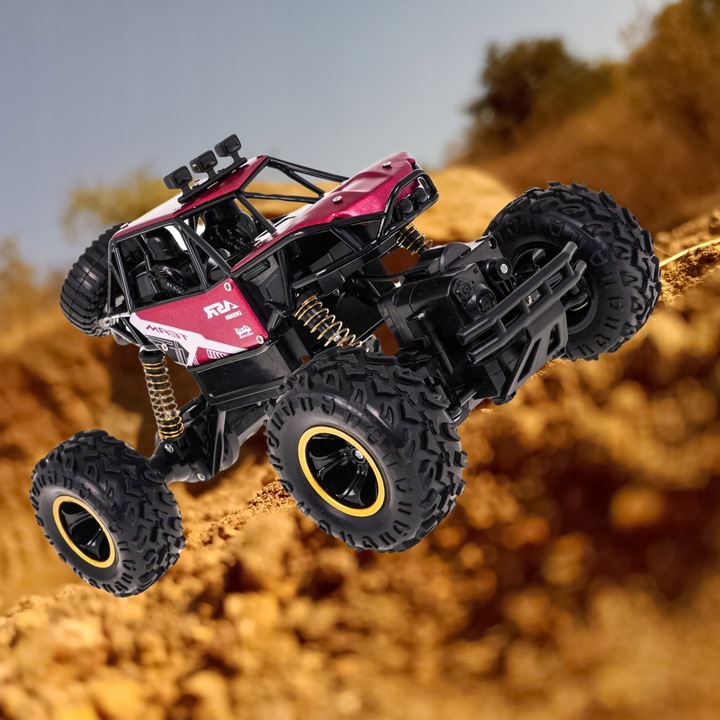 SAMOCHÓD ZDALNIE STEROWANY AUTO AUTKO TERENOWE 4X4 NA PILOTA R/C METAL 1:16