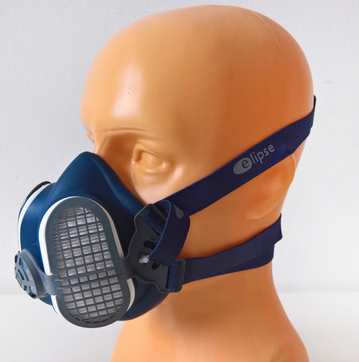 Półmaska ochronna GVS ELIPSE P3 do spawania z filtrami P3 przeciwpyłowa