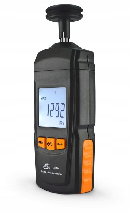 TACHOMETR LCD MIERNIK OBROTÓW DO 99999 RPM GM8906