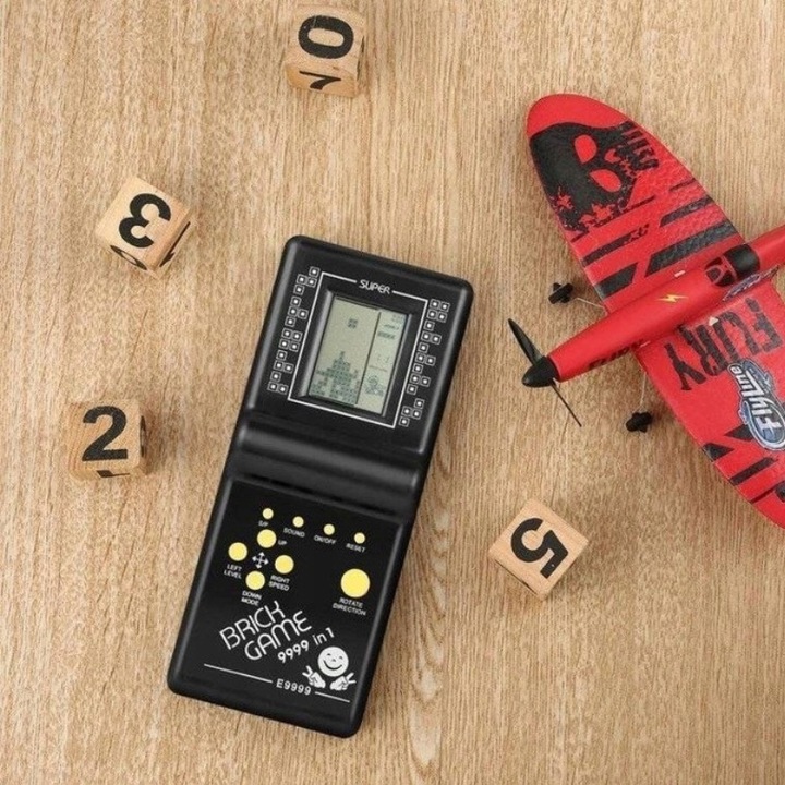 2X ELEKTRONICZNA GRA TETRIS WĘŻYK KONSOLA KIESZONKOWA RETRO ZRĘCZNOŚCIOWA