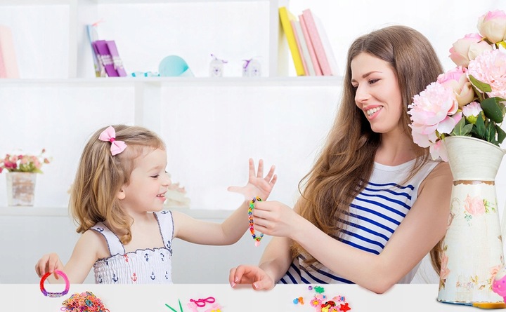 GUMKI DO ROBIENIA BRANSOLETEK DUŻY ZESTAW 6800 ELEMENTÓW XXL DLA DZIECKA HQ