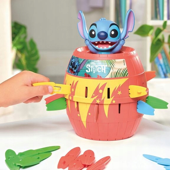 TOMY GRA ZRĘCZNOŚCIOWA POP UP DISNEY LILO & STITCH gra dla dzieci +4 lata