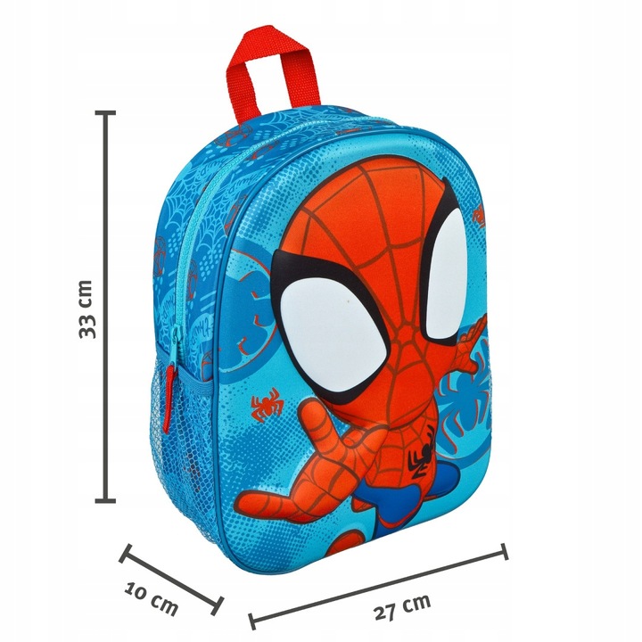 Plecak 3D przedszkolny SPIDEY 33x27x10cm