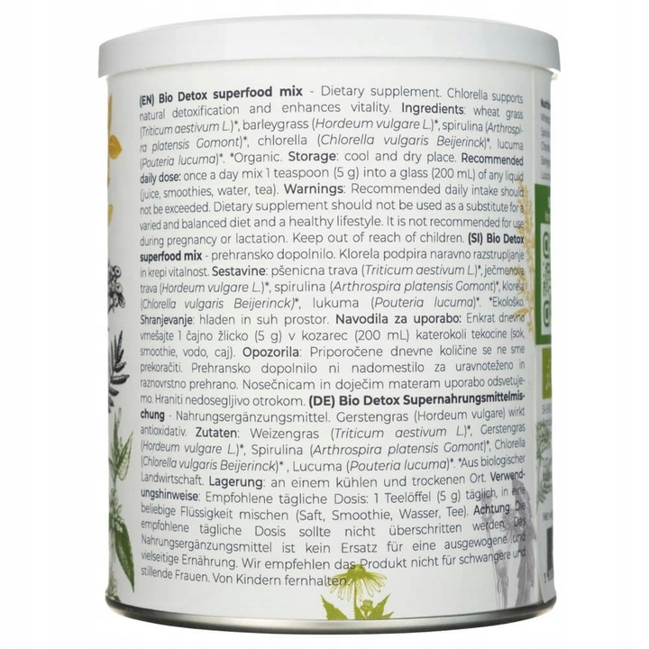 Natures Finest Oczyszczenie Proszek 125g