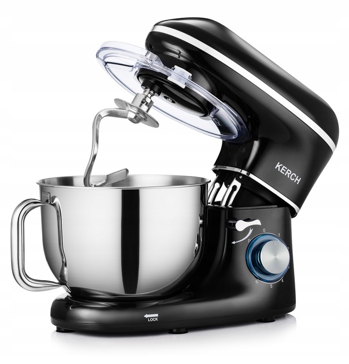 ROBOT KUCHENNY PLANETARNY MIKSER Z MISĄ KERCH MYCHEF BLACK 6,2L
