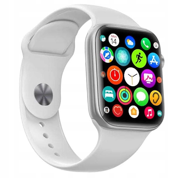 Zegarek dziecięcy MK-Tech smartwatch pulsometr biały