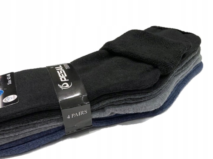 8x Skarpety Termo Bezuciskowe gładkie Pesail 42-46