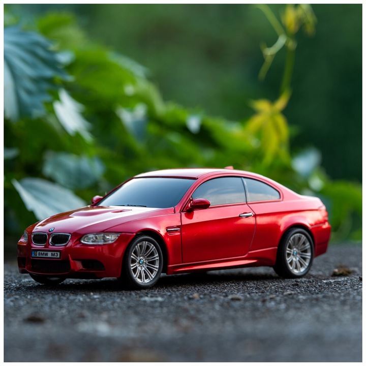 SAMOCHÓD RC AUTO ZDALNIE STEROWANE DLA DZIECI BMW M3 NA PILOTA CZERWONE