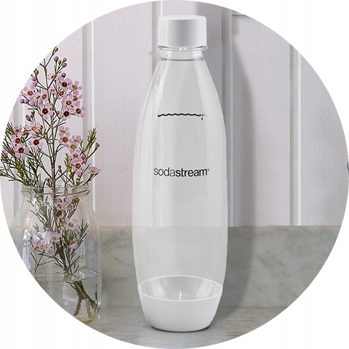 Zestaw SodaStream 2 butelki Fuse Białe + Cylinder