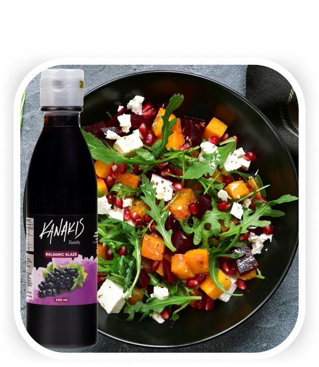 Krem sos z octu balsamicznego 100% Grecki Gęsty do sałatek kanapek 250ml