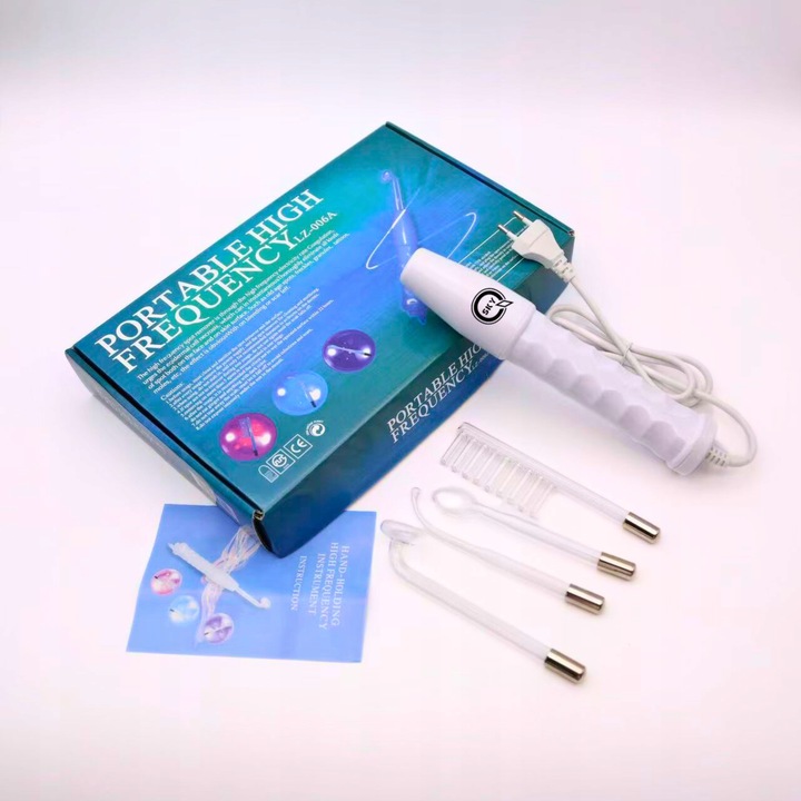 DARSONVAL QSKY DERMA WAND 4w1 PRO DO PIELĘGNACJI TWARZY ZMARSZCZEK I WŁOSÓW