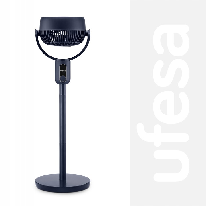 WENTYLATOR STOJĄCY UFESA CYRKULATOR OSCYLACJA 3D 3 TRYBY 50W TIMER PILOT