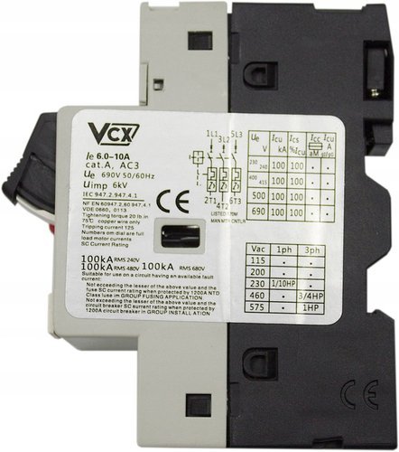 wyłącznik silnikowy GV2 13A-18A