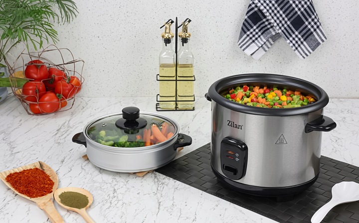 RYŻOWAR GARNEK DO RYŻU PAROWAR DO RYŻU WARZYW 2W1 3,2L 500W